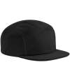 BB220R B220R Beechfield Recycled Fleece Outdoor Camper Cap Black colour image